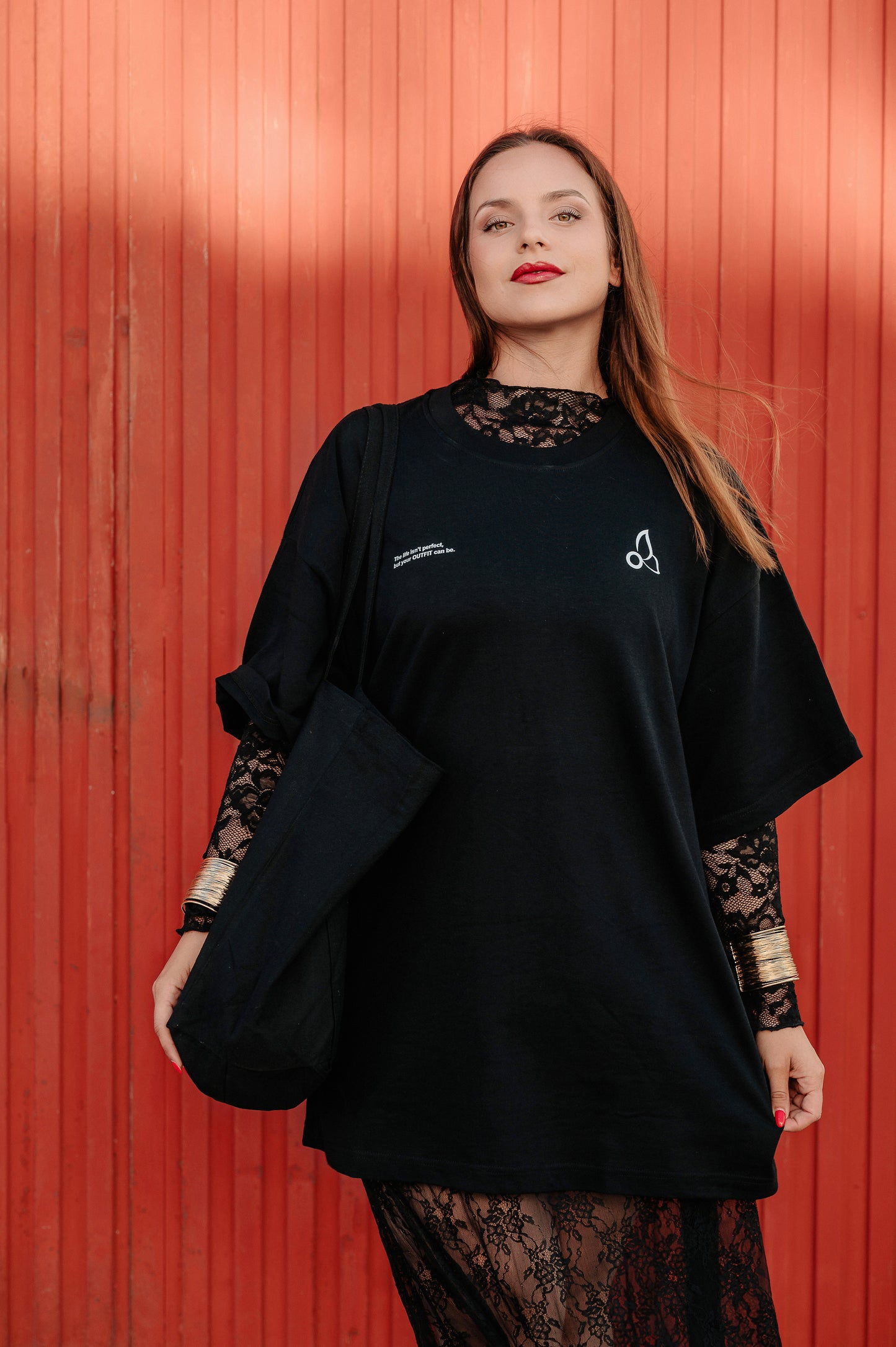 Camiseta negra Romiko